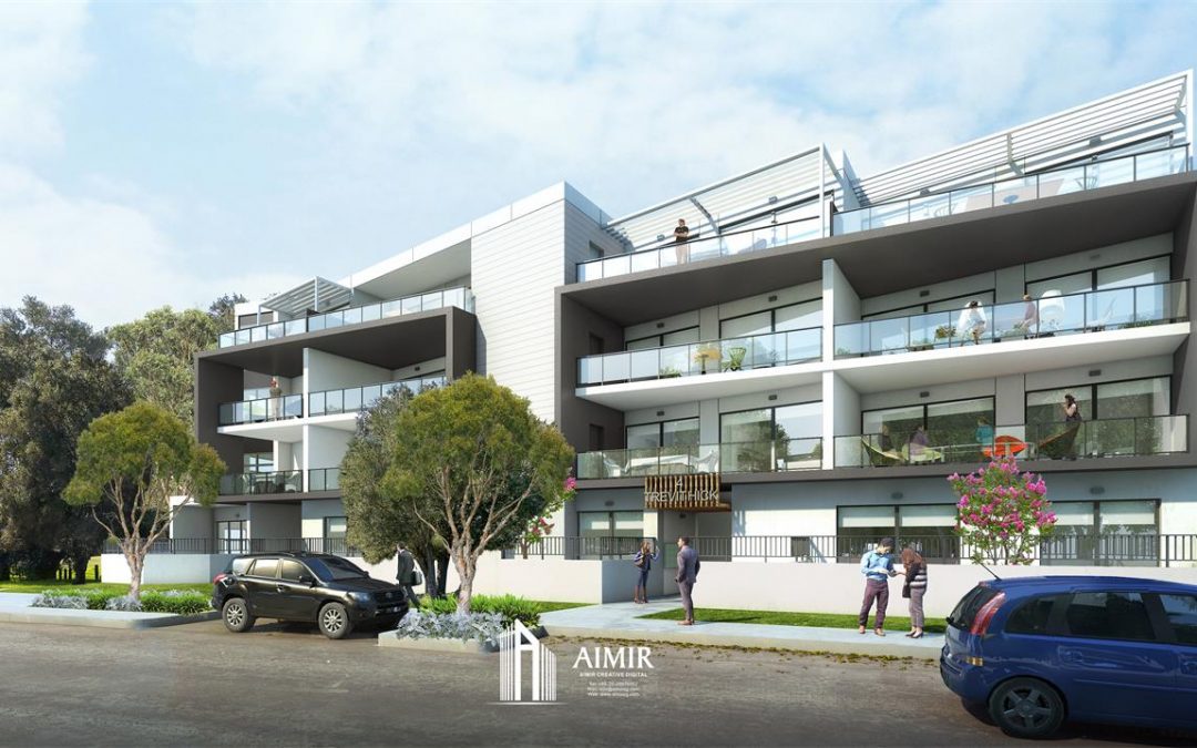 3 Renderings of A Local Apartment in Stirling
