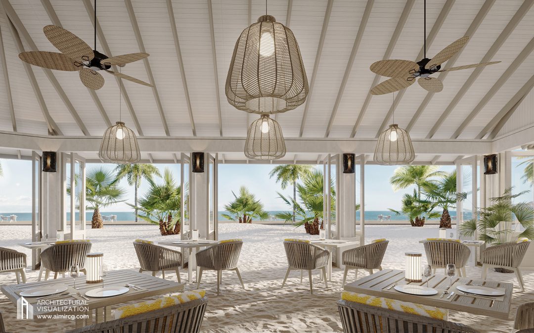 3D Rendering: Marketing for a Luxury Beach Resort in Maldives: Case Study